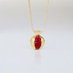18k Gold Plated Pomegranate Necklace